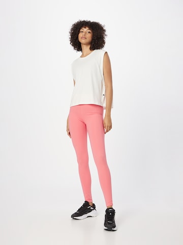Skinny Pantaloni sport de la Girlfriend Collective pe roz