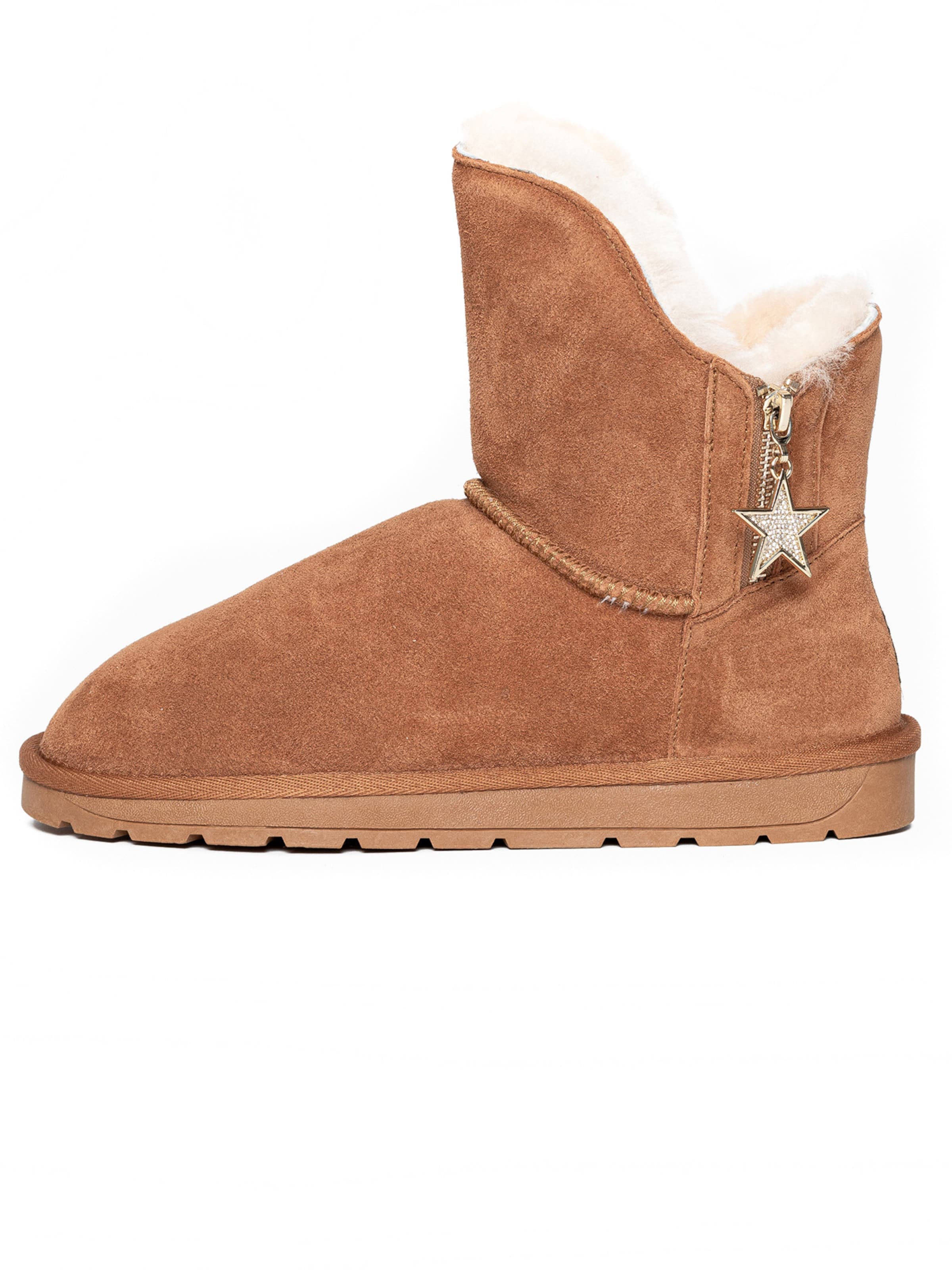 Gooce Rövid szárú csizmák 'Penny' - barna: elől