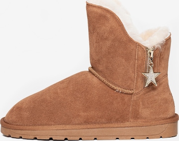 Gooce Ankle Boots 'Penny' in Brown: front