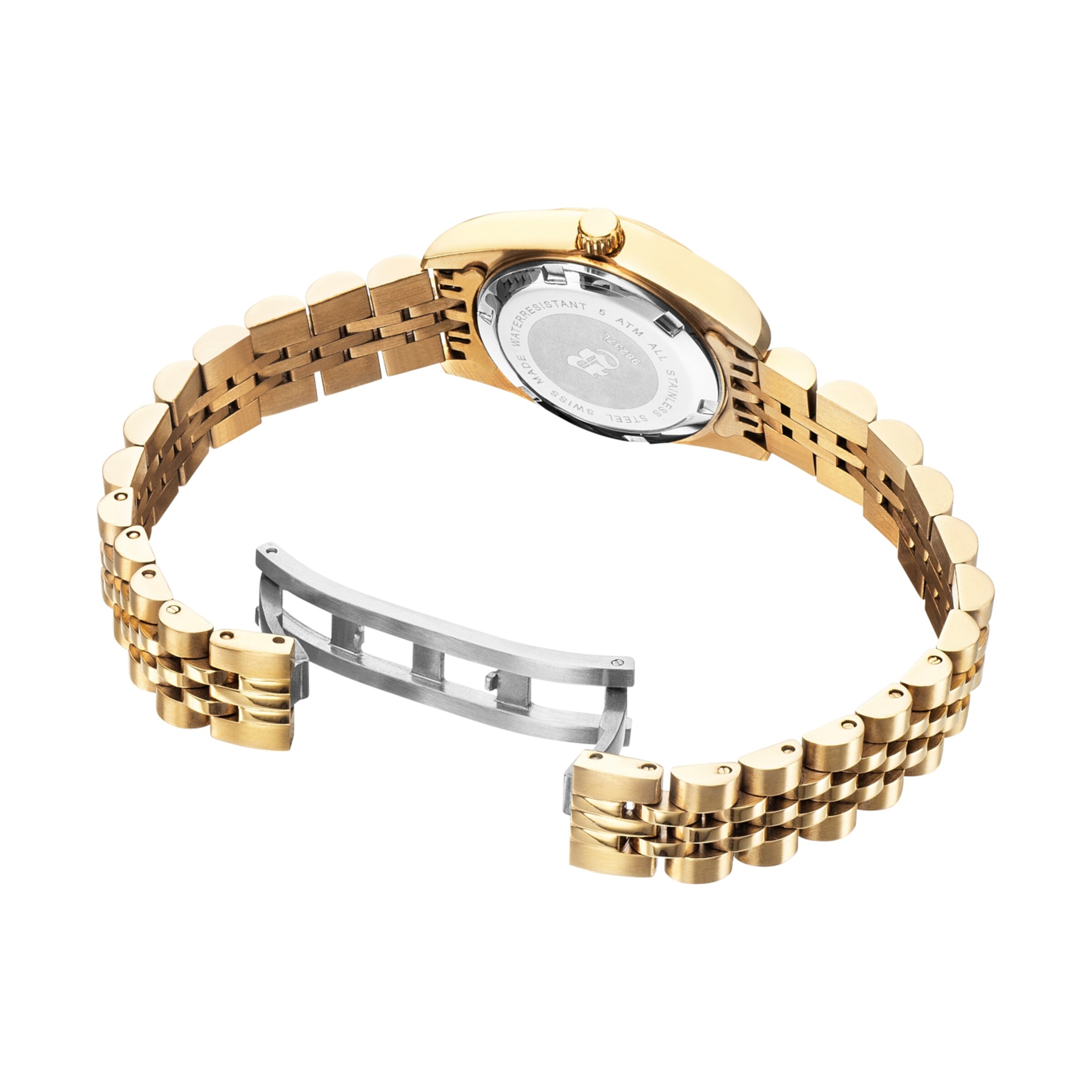 Montre à affichage analogique Jacques du Manoir en or