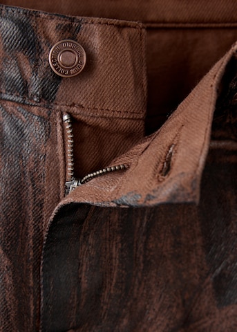 MANGO Regular Jeans 'NEUS' in Brown: front