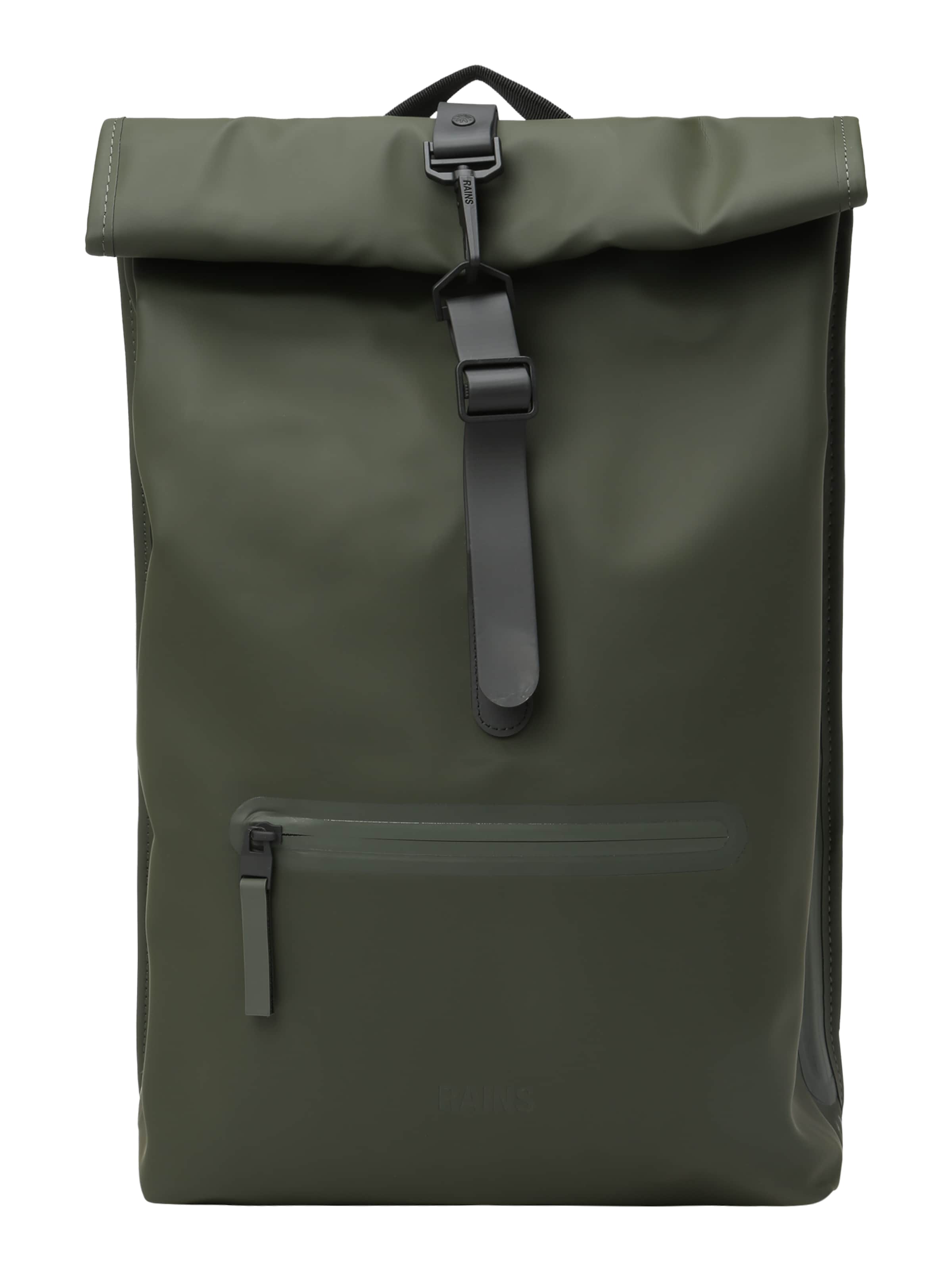 RAINS - Mochila en verde: frente