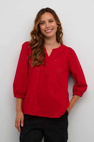 CULTURE Blouse 'Toril' in Rood: voorkant