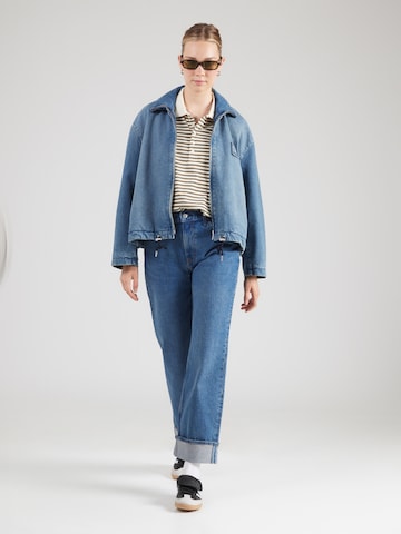 Wide Leg Jean Abercrombie & Fitch en bleu