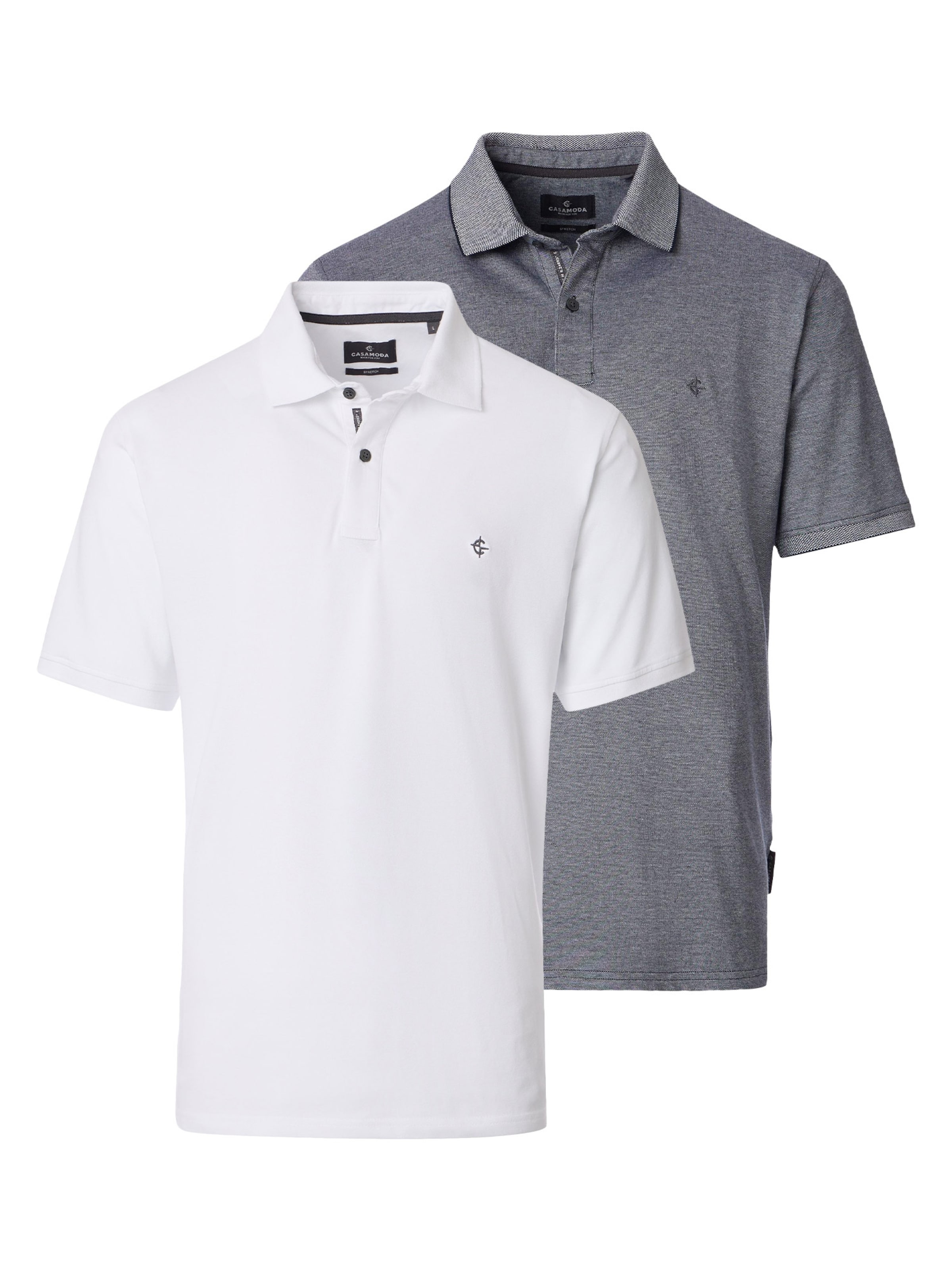 CASAMODA Shirt 'Basic' in Blue: front