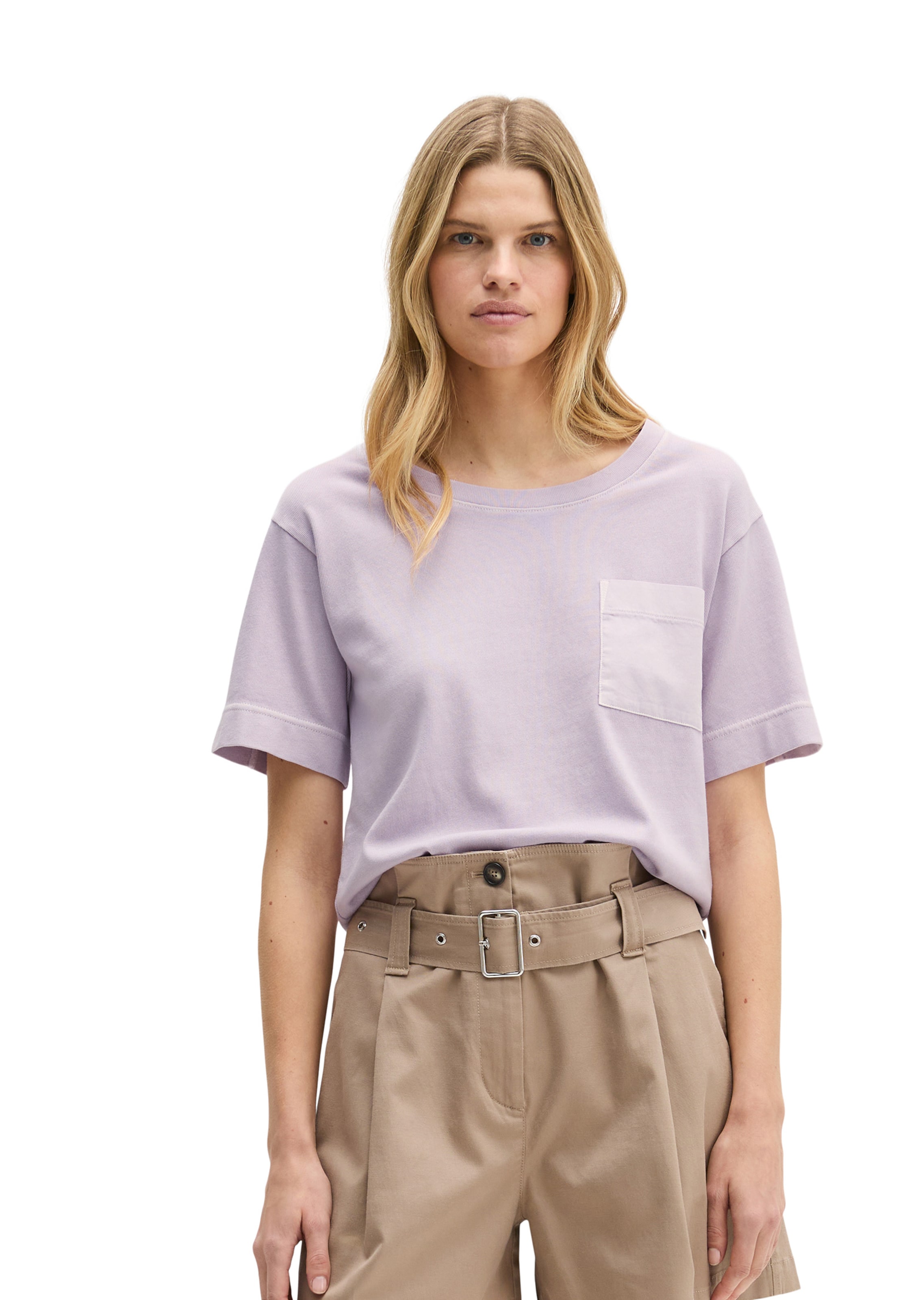 Marc O'Polo Shirt in Purple: front
