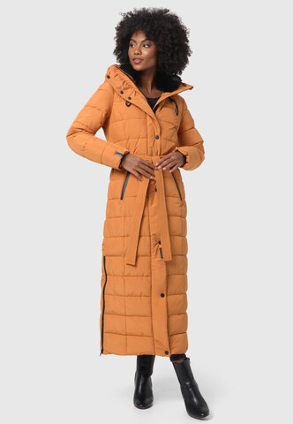 NAVAHOO Zimný kabát 'Das Teil XIV' - oranžová: predná strana