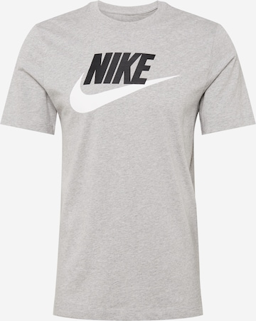 Nike Sportswear - Camisa 'Icon Futura' em cinzento: frente