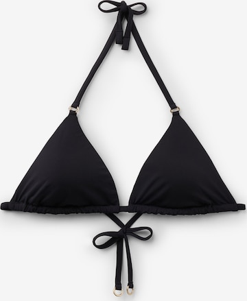 CALZEDONIA Bikini Top 'Premium Fit' in Black: front