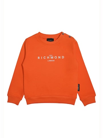 John Richmond Sweatshirt 'Felpa girocollo arancione per neonato' in Oranje: voorkant