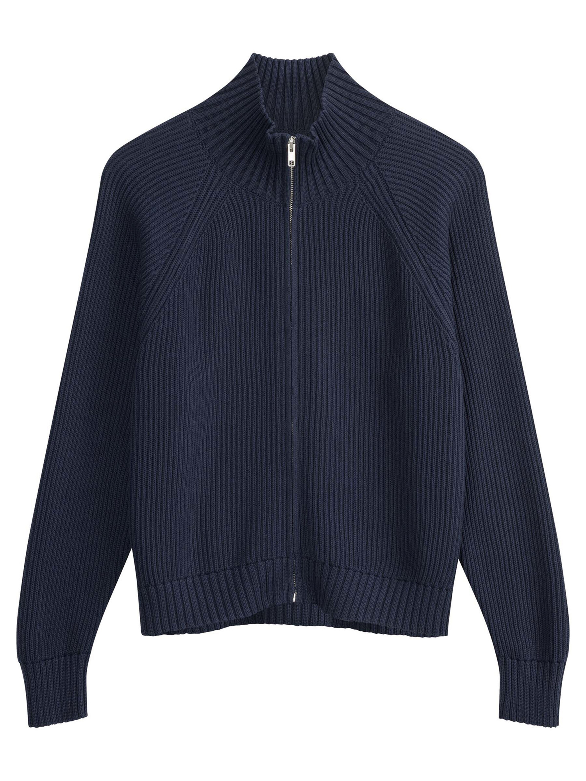 MELA Strickjacke 'Kamuka' in Blau: Vorderseite