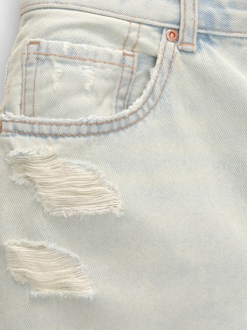 Regular Jeans de la Pull&Bear pe albastru