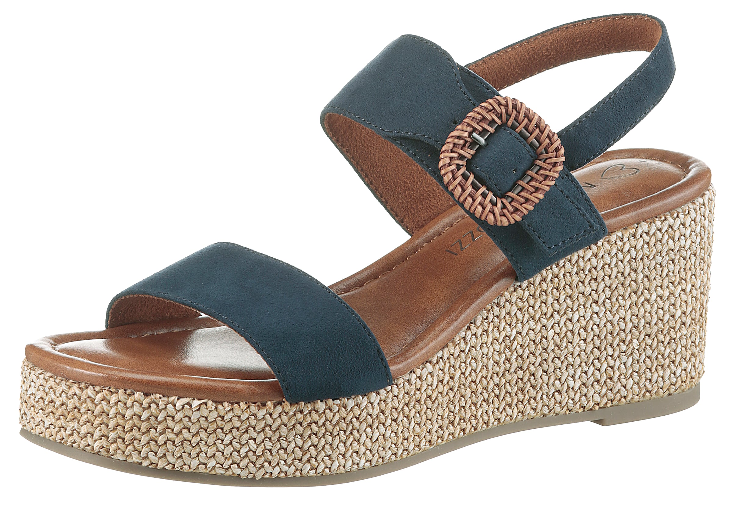 MARCO TOZZI - Sandália em azul: frente