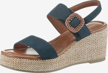 MARCO TOZZI Sandale in Blau: Vorderseite