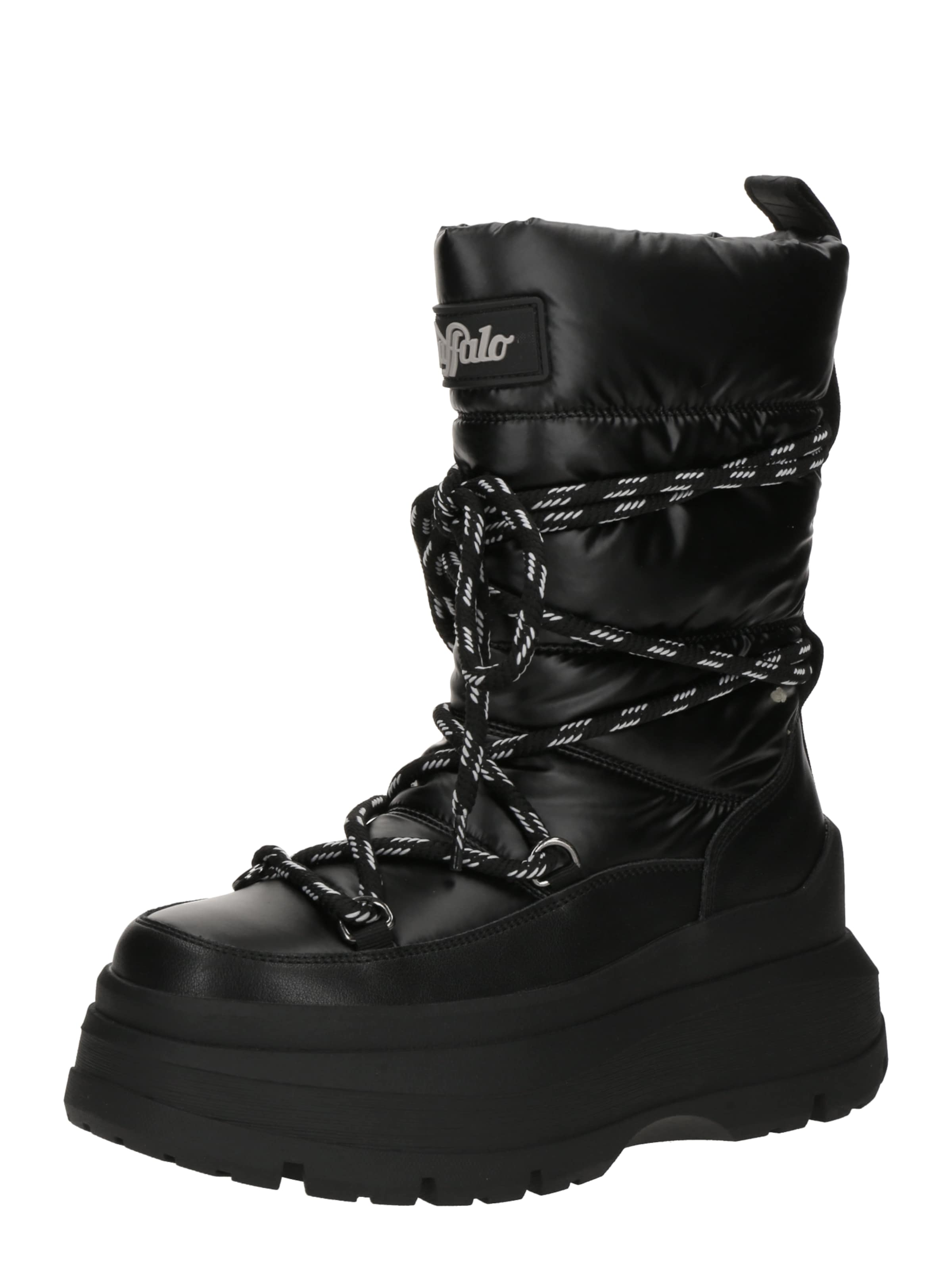 BUFFALO Snow boots 'Olympia' in Black: front