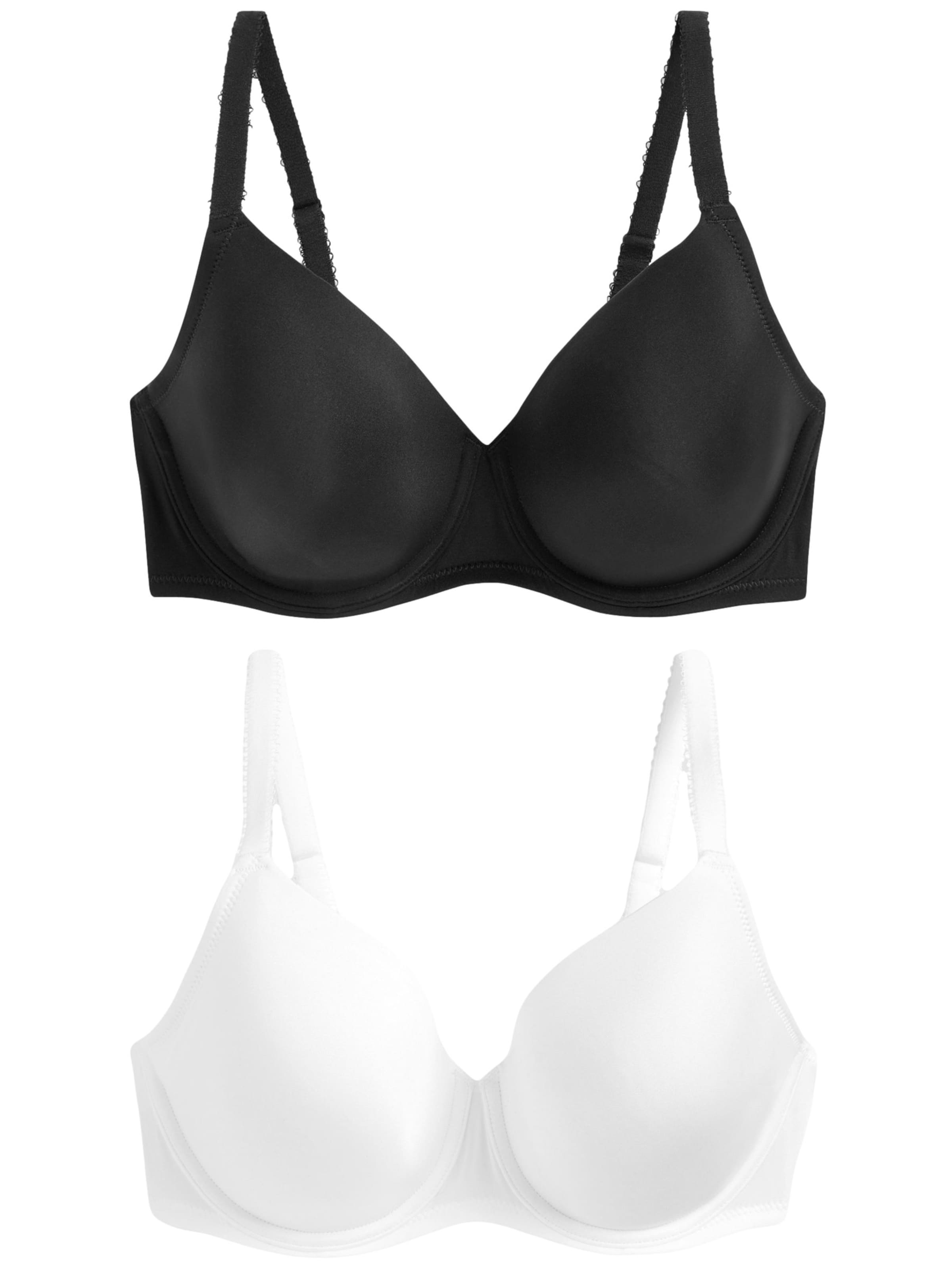 Next Push-up Rinnahoidja, värv must: eest vaates