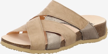 THINK! Pantolette 'Mizzi' in Beige: Vorderseite