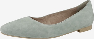 Ballerines TAMARIS en vert : devant