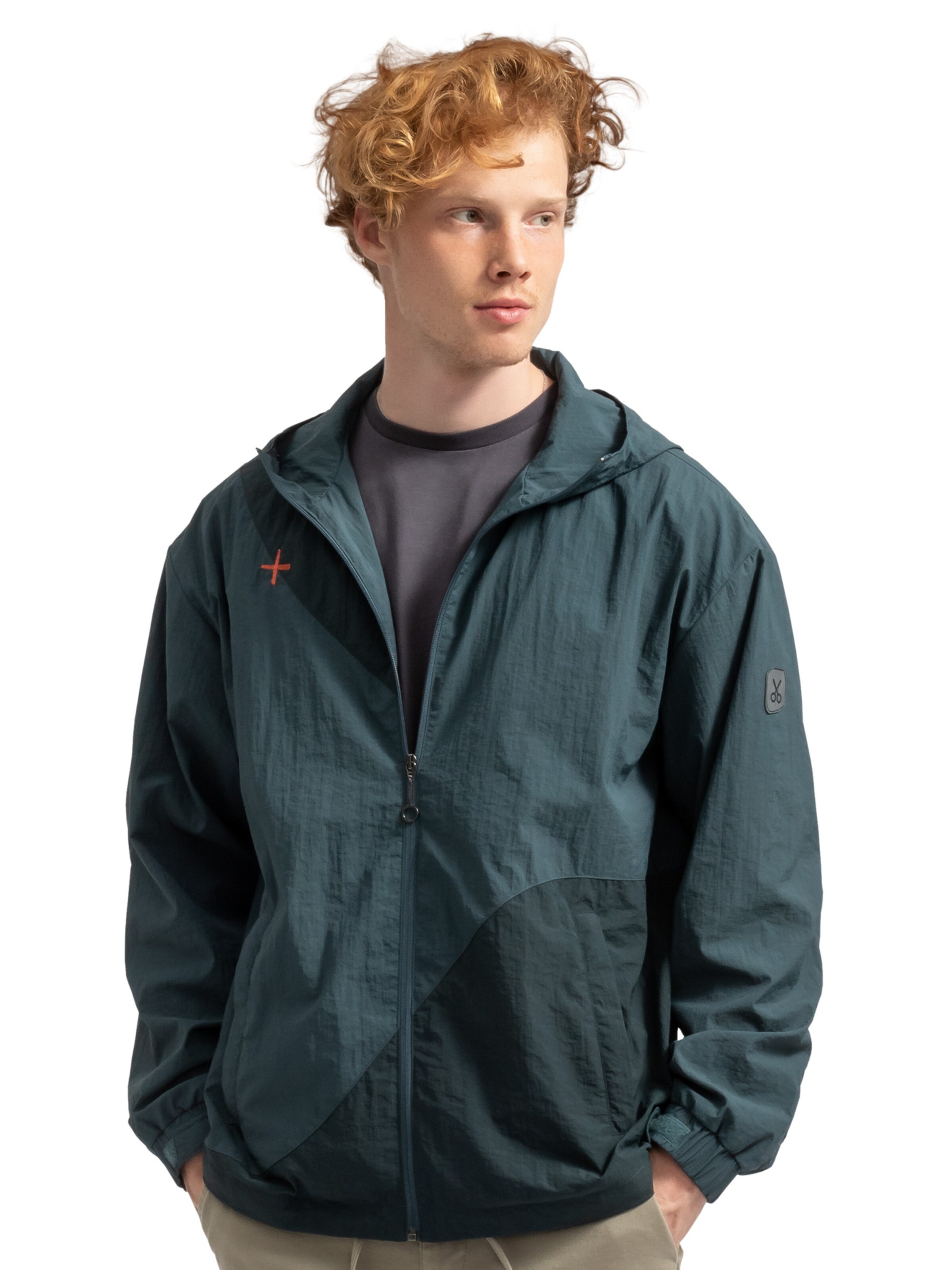 Kaft Tussenjas 'Pakaru' in Blauw: voorkant