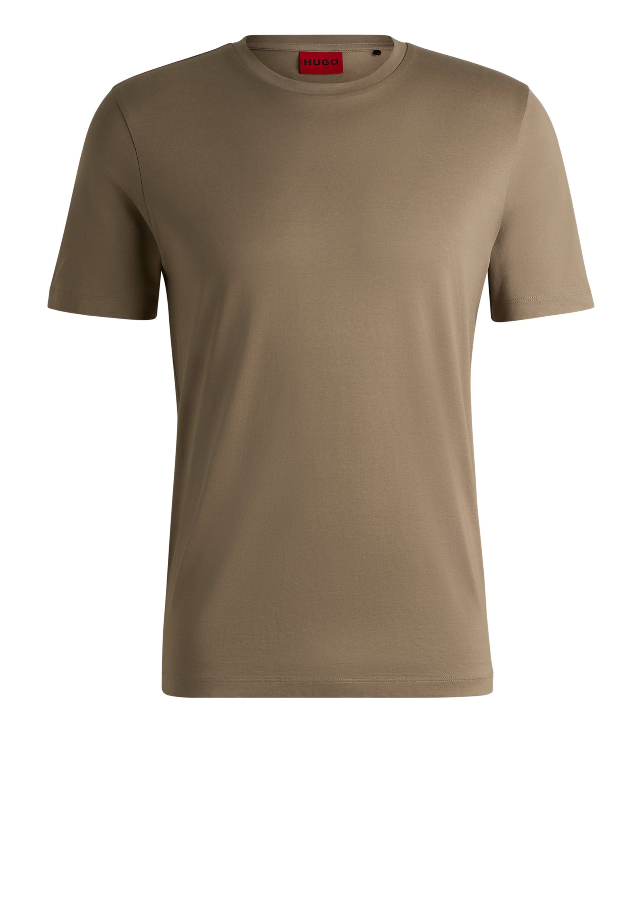 HUGO Shirt 'Dimers' in Brown: front