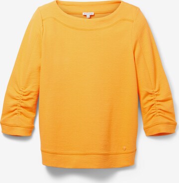 TOM TAILOR - Sweatshirt em laranja: frente