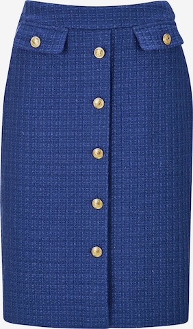 MADELEINE Rock in Blau: Vorderseite