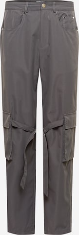 Mennace Cargo Pants in Grey: front