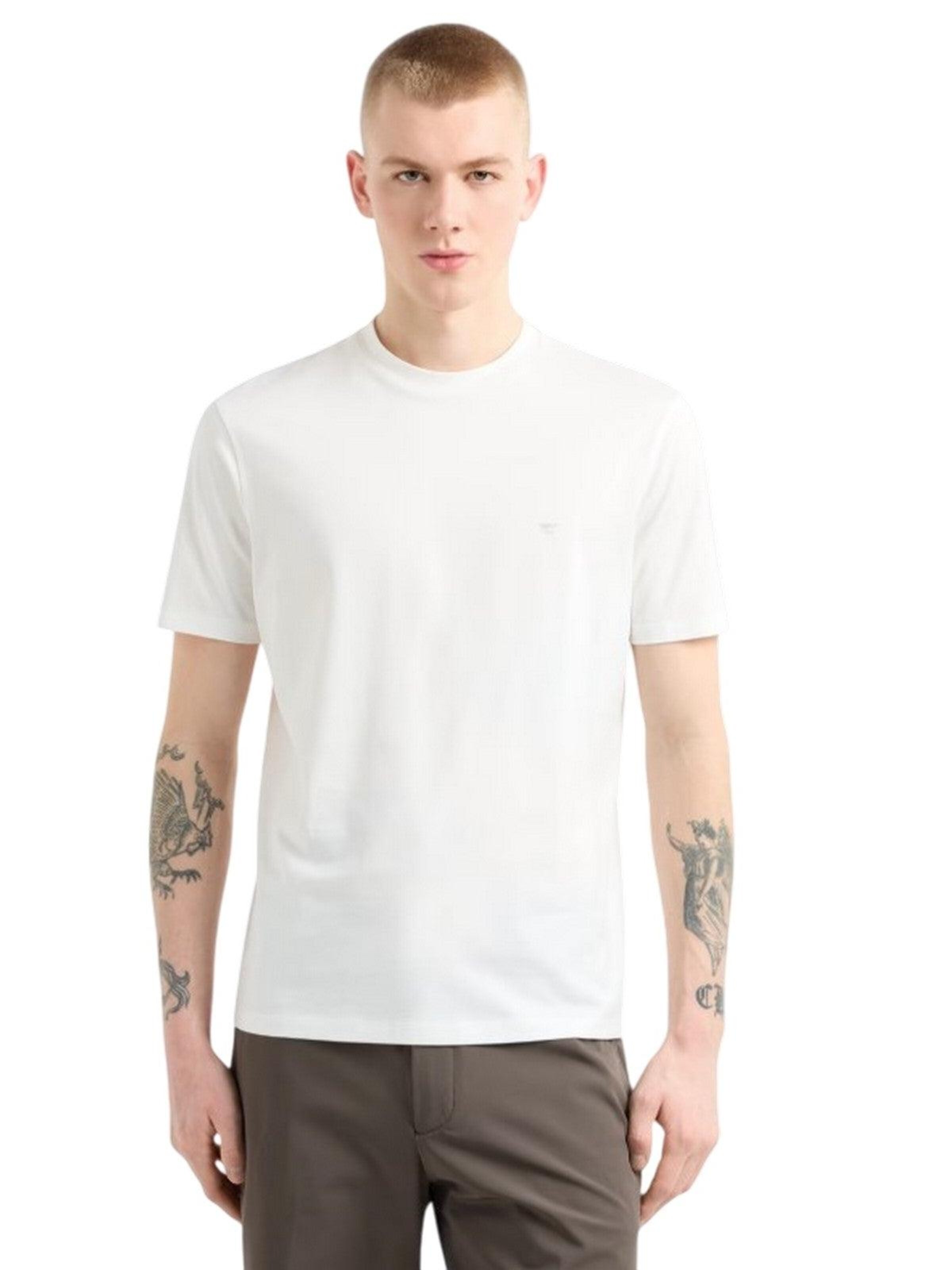 Emporio Armani - Camiseta térmica en blanco