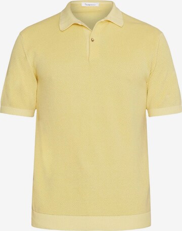 KnowledgeCotton Apparel Shirt in Yellow: front