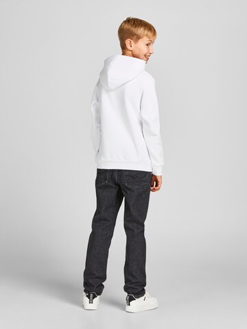 Coupe regular Sweat Jack & Jones Junior en blanc