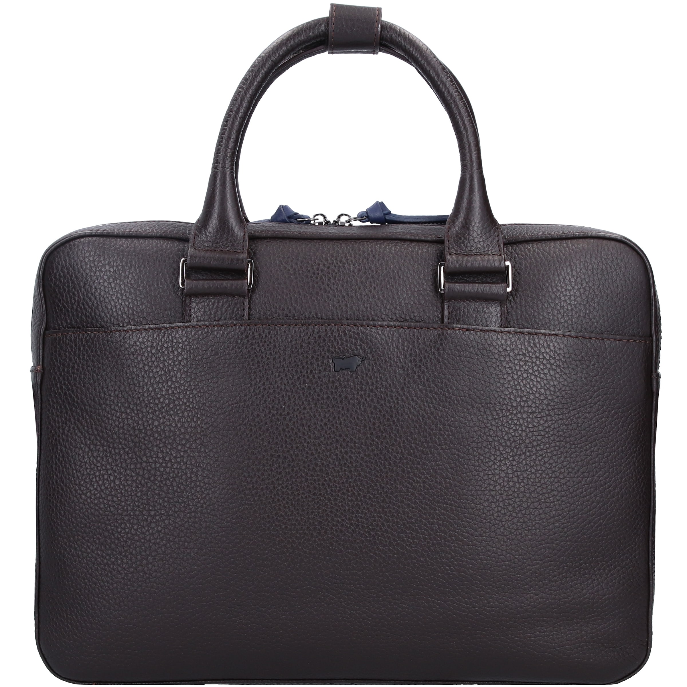 Braun Büffel Aktentasche 'Novara' in Braun: Vorderseite