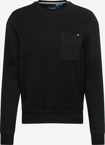 Sweat-shirt BLEND en noir : devant