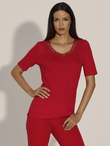 MADELEINE Shirt in Rood: voorkant