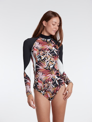OLYMPIA Schwimmshirt in Schwarz: Vorderseite