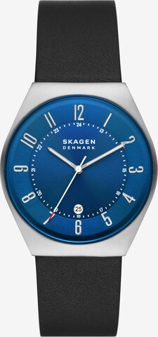 SKAGEN Analoguhr in Schwarz: predná strana