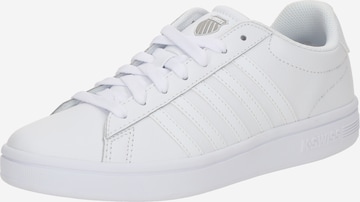Baskets basses 'Court Tiebreak II' K-SWISS en blanc : devant