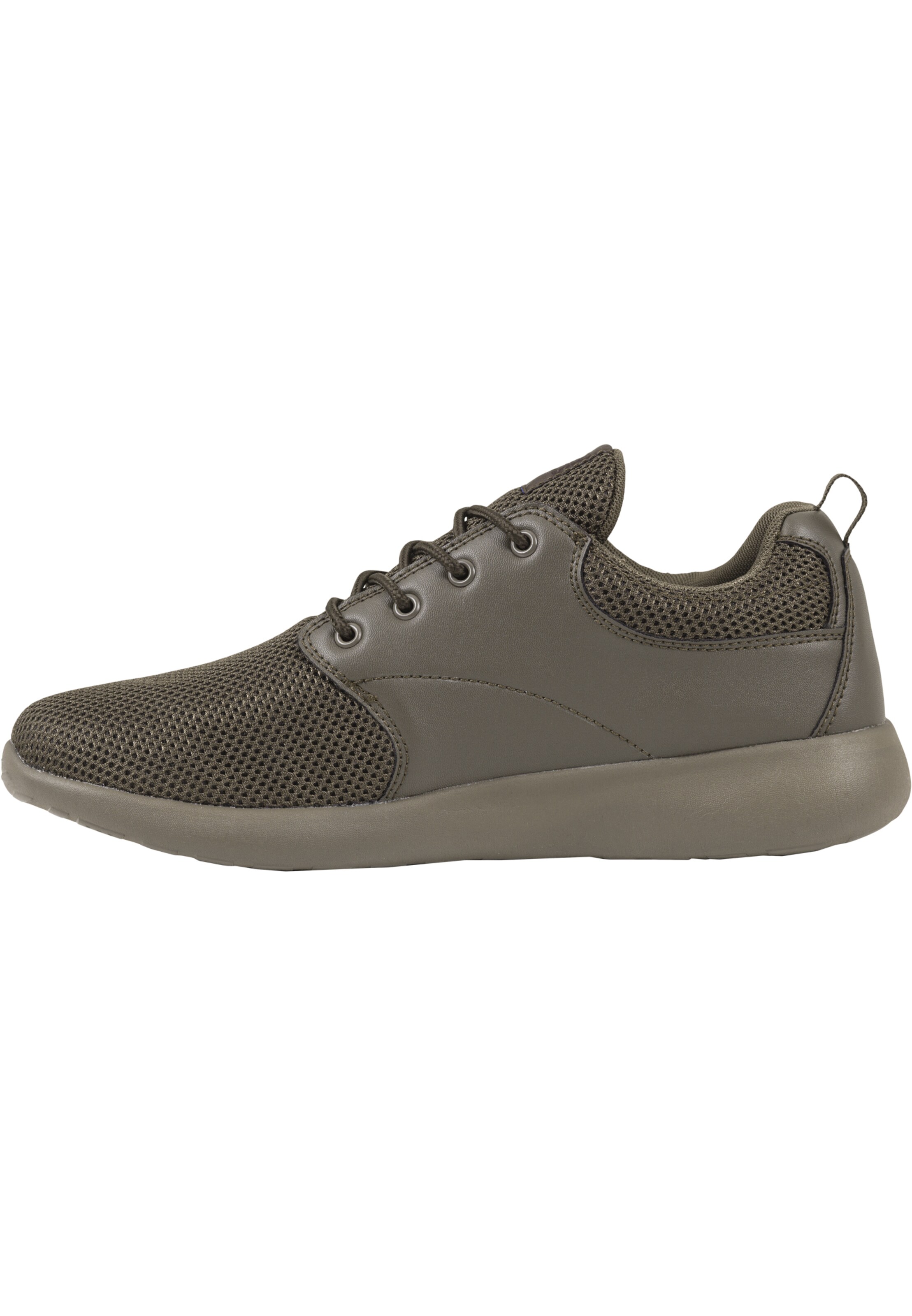 Urban Classics Sneaker 'Light Runner' in Grün: Vorderseite