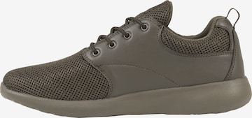 Urban Classics Sneaker 'Light Runner' in Grün: Vorderseite