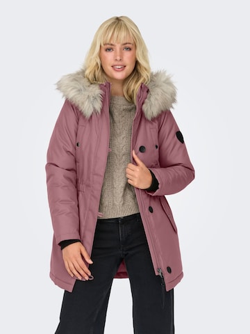 ONLY Vinterparka 'ONLIris' i pink: forside