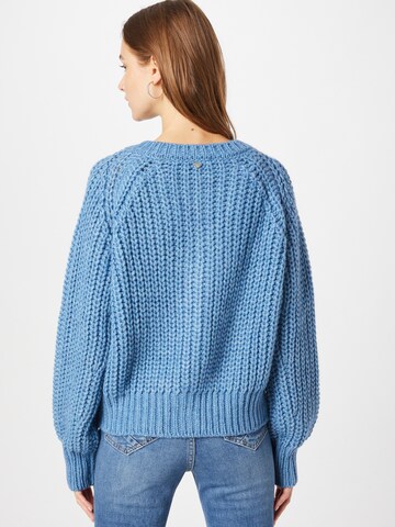 Rich & Royal Knit Cardigan in Blue