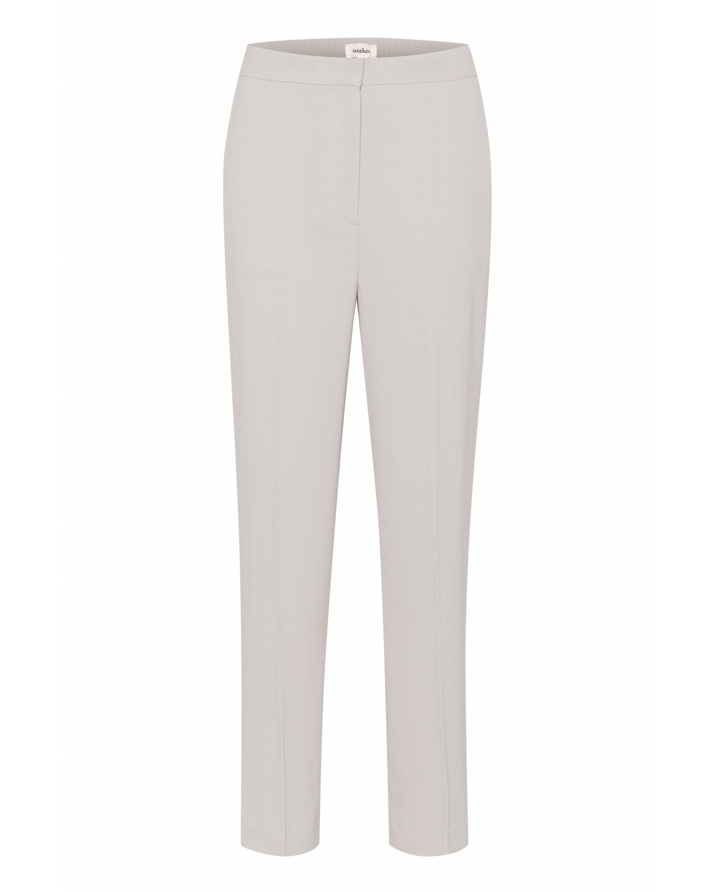 Pantalon 'Shirley' SOAKED IN LUXURY en gris : devant
