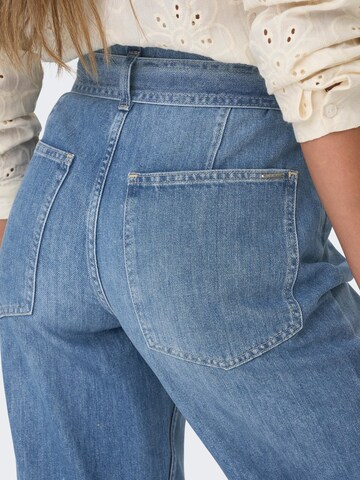 ONLY Wide leg Jeans 'MADDIE' i blå