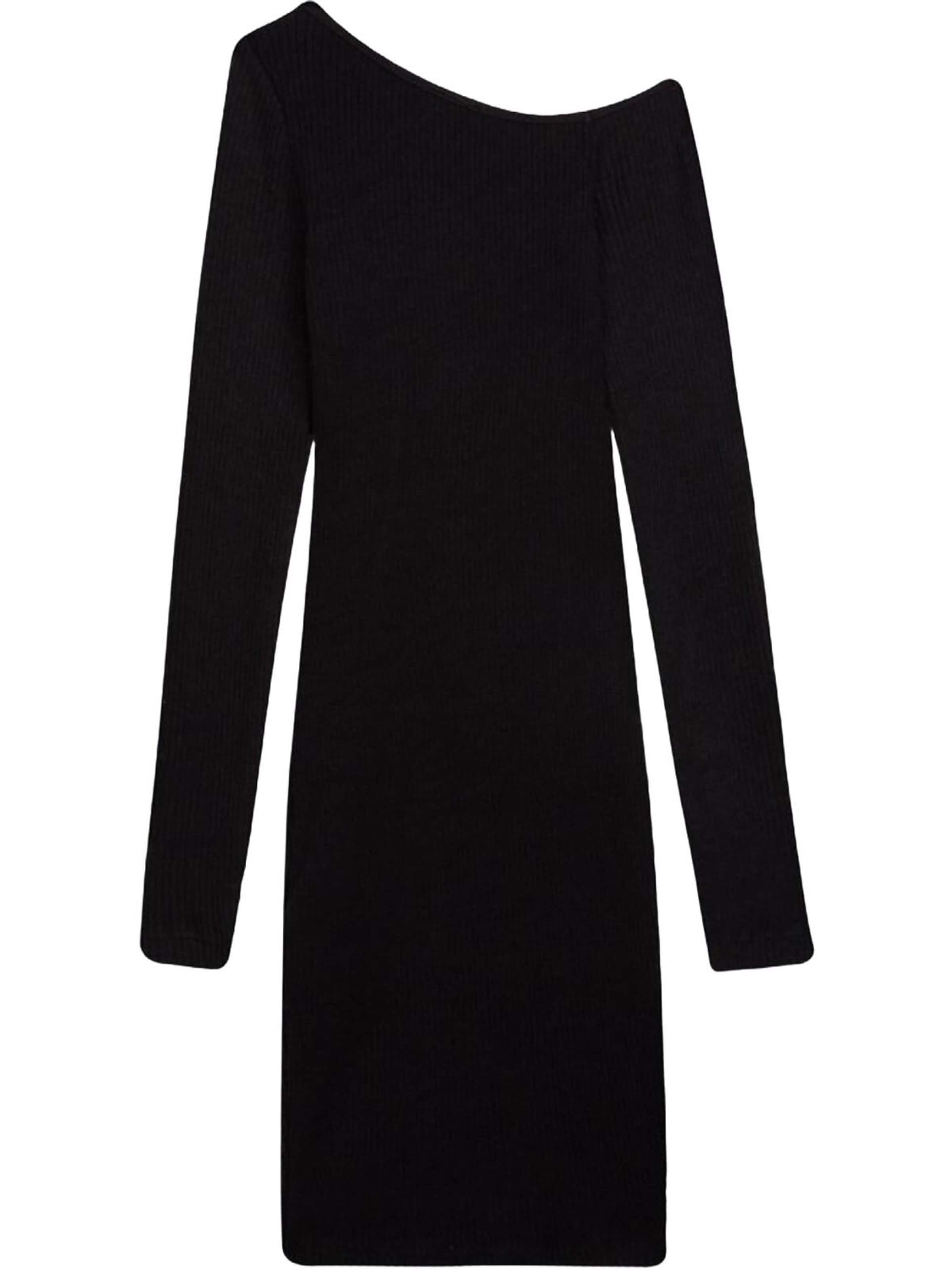 Robe LTB Jeans en noir : devant
