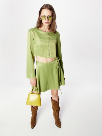 TOPSHOP Blouse in Groen