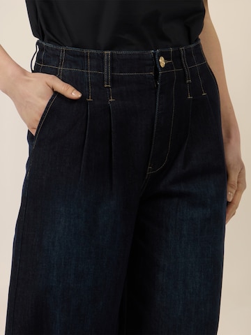 APART Loose fit Pleated Jeans in Blue