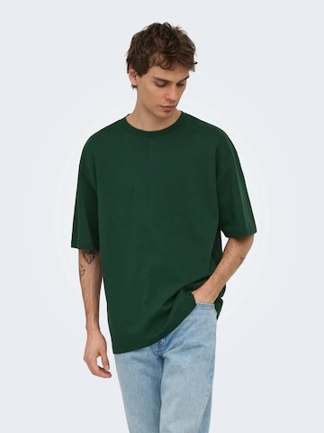 Only & Sons Shirt 'ONSCASPIAN' in Green: front