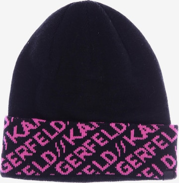 Karl Lagerfeld Hat & Cap in One size in Black: front
