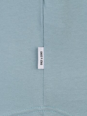 Only & Sons Regular Fit T-Shirt 'ONSMATT' in Blau