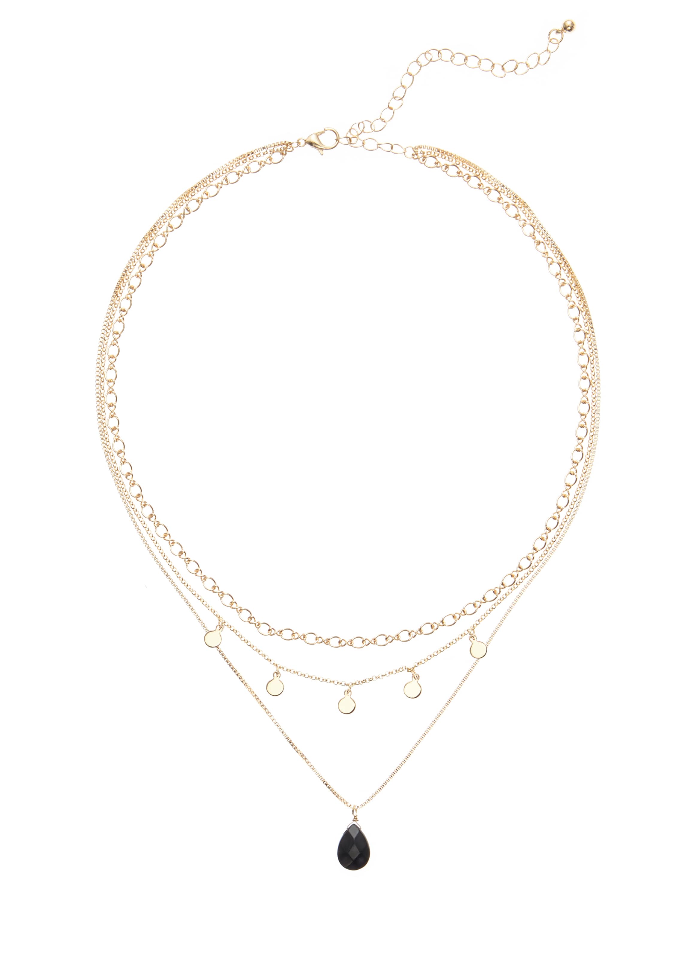 LASCANA Necklace in Gold: front