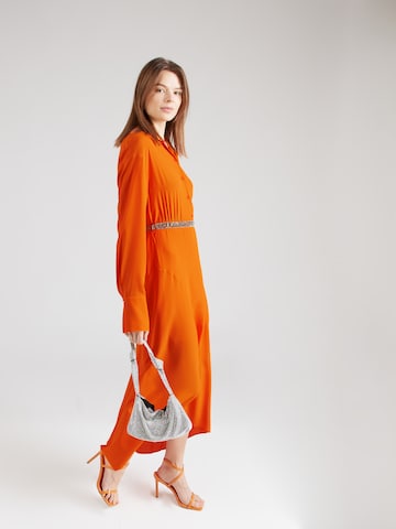 PATRIZIA PEPE Skjortklänning i orange